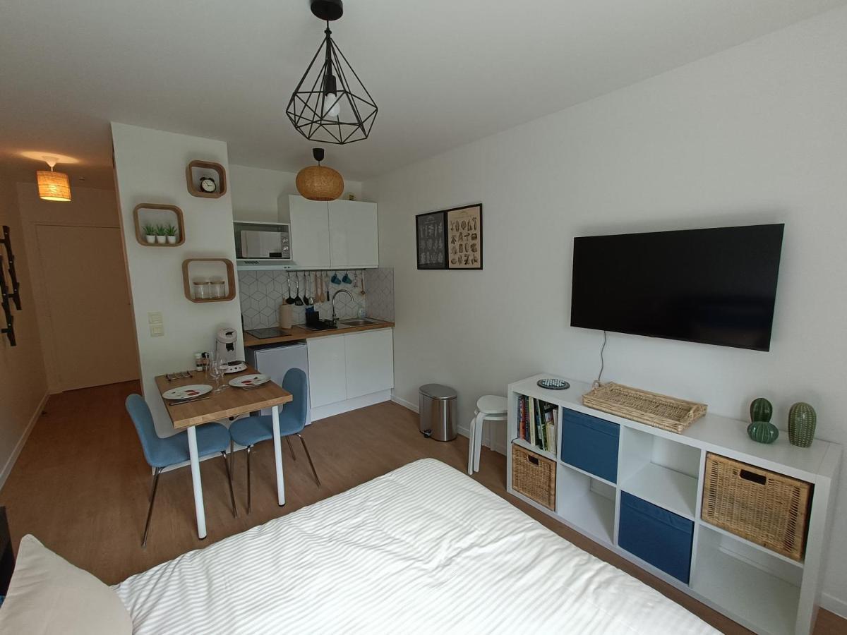 Studio Cosy Neuf + Lit Bebe A 4 Minutes Rer A Montévrain Exterior foto