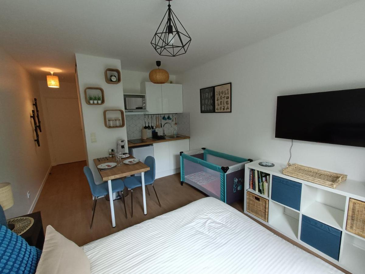 Studio Cosy Neuf + Lit Bebe A 4 Minutes Rer A Montévrain Exterior foto